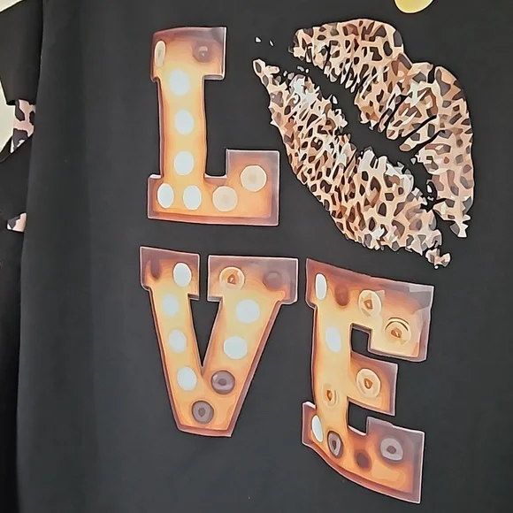 Animal Print Long Sleeve Sweatshirt Size Large - Picture 6 of 12